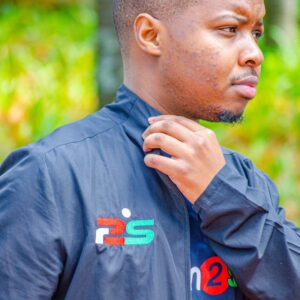 Navy Blue R2S Silk Jacket