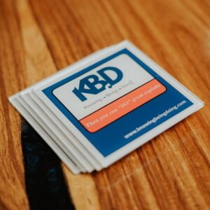Alternative view of KBD Quote Coaster
