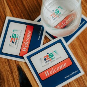 Alternative view of Return 2 Self Welcome Coaster